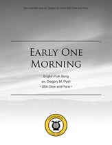 Early One Morning SSA choral sheet music cover